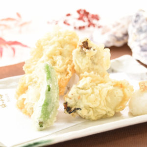 牡蠣と穴子の天ぷら