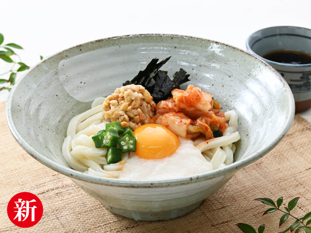 納豆キムチうどん
