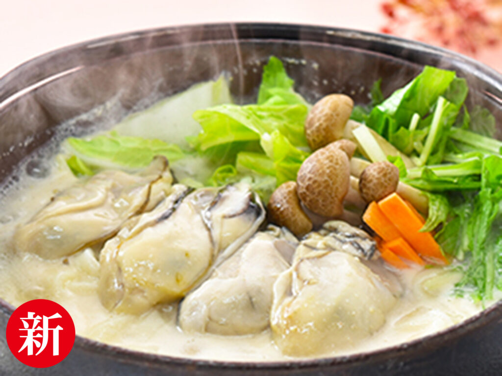 わたや風牡蠣の味噌鍋焼きうどん