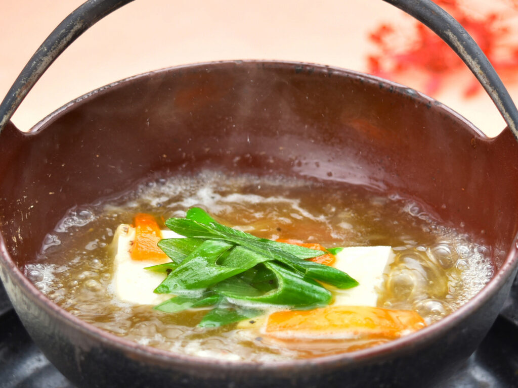 鶏だしねぎ塩スープ小鍋